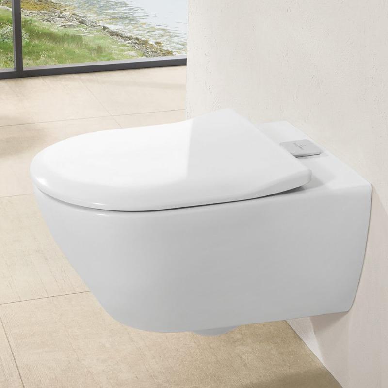 Villeroy & Boch Subway 2.0 wandhängendes Tiefspül-WC mit DirectFlush und ViFresh