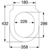 Villeroy & Boch Subway 2.0/3.0 WC-Sitz Slimseat mit Softclose