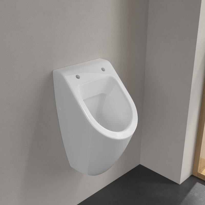 Villeroy & Boch Subway Absaug-Urinal für Deckel, Zulauf verdeckt