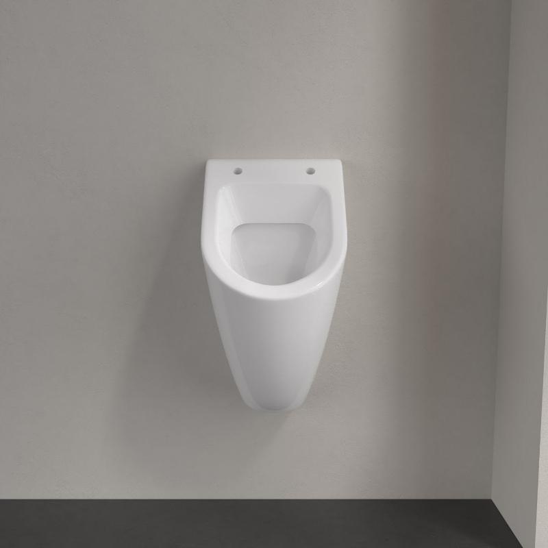 Villeroy & Boch Subway Absaug-Urinal für Deckel, Zulauf verdeckt