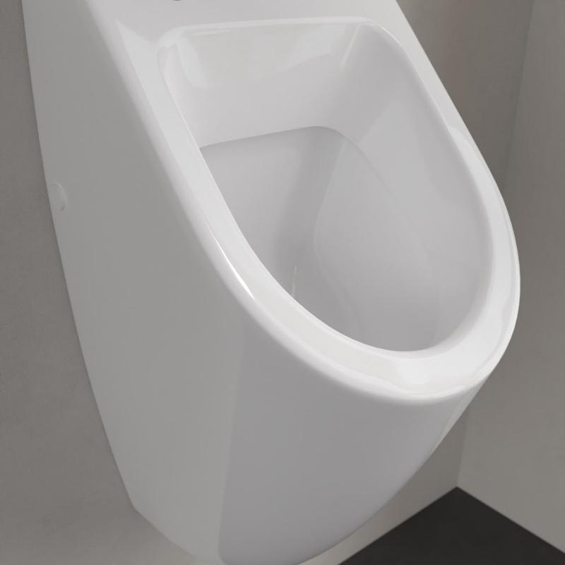 Villeroy & Boch Subway Absaug-Urinal für Deckel, Zulauf verdeckt