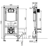 Villeroy & Boch Viconnect WC-Element, Standardhöhe