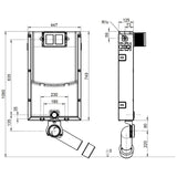 Villeroy & Boch Viconnect WC-Montageelement für Nassbau