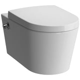 VitrA Options Nest Wand-WC VitrAflush 2.0 mit Bidetfunktion und Armatur