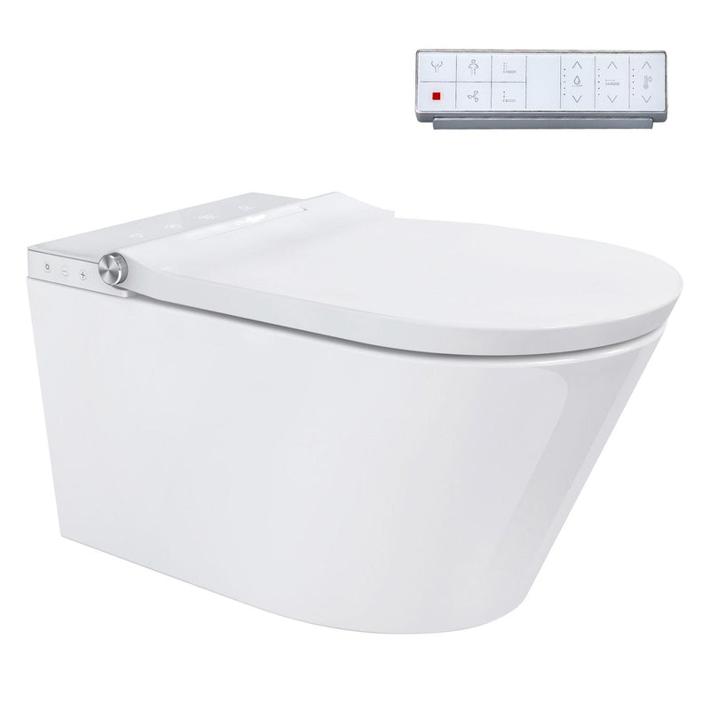 Geberit DuoFix Element für Wand-WC mit Kronenbach Tube Dusch-WC spülrandlos inkl. WC-Sitz