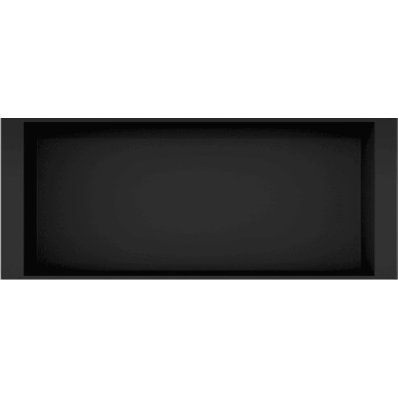 Wandnische Dusche CLARIS, einbaubare Duschablage schwarz