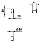 Ideal Standard Conca Handtuchhaken rund