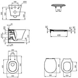 Ideal Standard Connect Air WC-Paket Aquablade