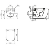 Ideal Standard i.life S WC-Paket mit WC-Sitz