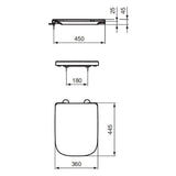 Ideal Standard i.life A WC-Sitz, abnehmbar