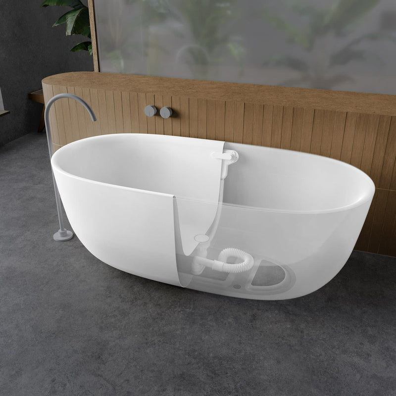 Kaldewei MEISTERSTÜCK OYO DUO  Mod. 1051-4034 Badewanne 173 x 82 cm, mit Perl-Effekt, mit Überlauf und Ablaufdeckel emailliert