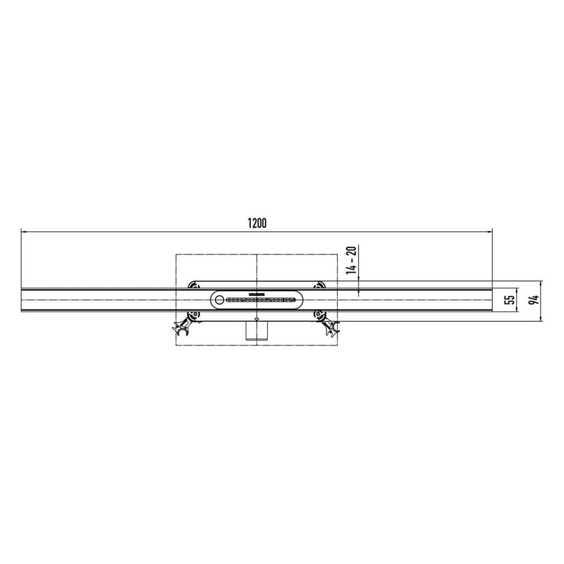 Kaldewei FLOWLINE ZERO 1200 Duschrinne 120 cm