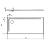 Kaldewei SUPERPLAN 1828-1 Duschwanne 70 x 160 cm