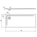 Kaldewei SUPERPLAN 1829-1 Duschwanne 70 x 170 cm