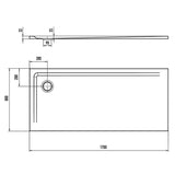 Kaldewei SUPERPLAN 1846-1 Duschwanne 80 x 170 cm