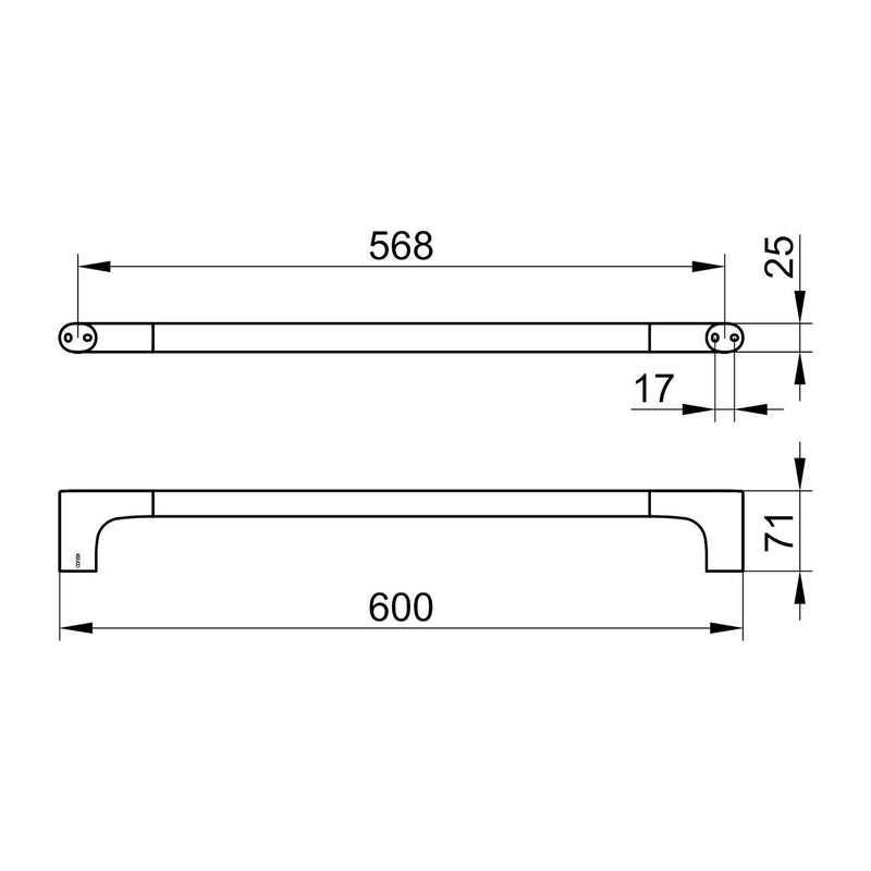 Keuco VIA23 Badetuchhalter 60 cm