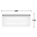 Keuco VIA23 Duschablage mit integriertem Glasabzieher