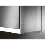 Keuco Royal P94 Aufputz-Spiegelschrank 3-türig 140 x 12 cm, mit LED-Beleuchtung