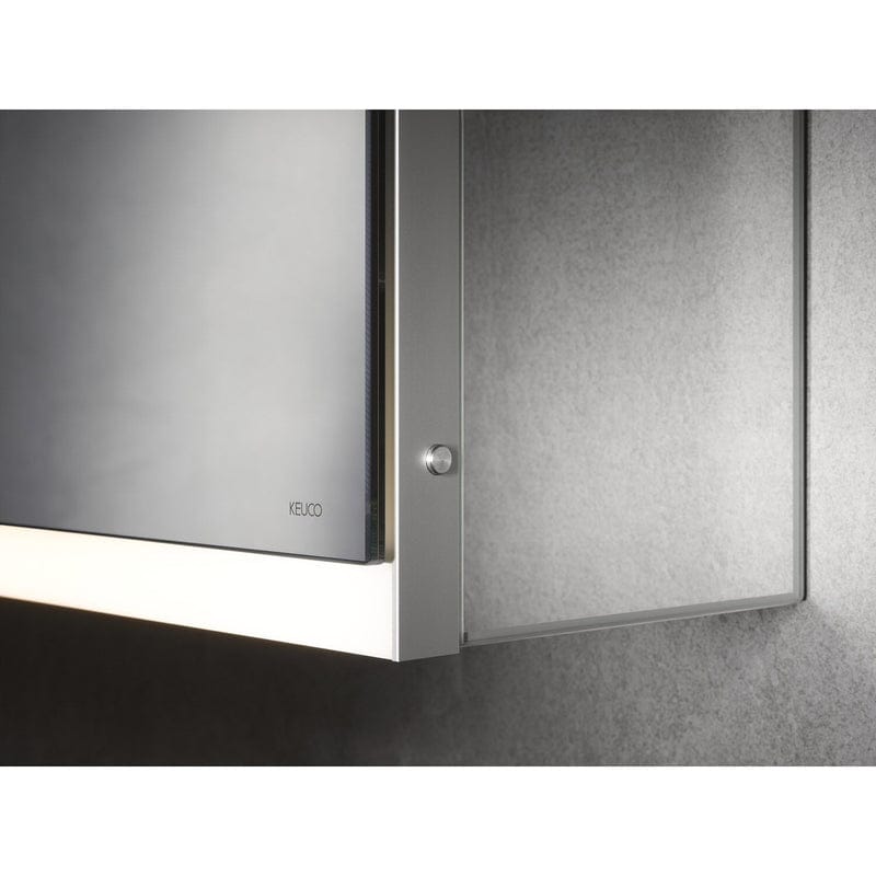 Keuco Royal P94 Aufputz-Spiegelschrank 2-türig 80 x 16 cm, mit LED-Beleuchtung