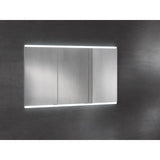 Keuco Royal P94 Unterputz-Spiegelschrank 3-türig 140 x 10,7 cm, mit LED-Beleuchtung