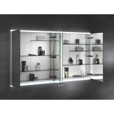 Keuco Royal P94 Unterputz-Spiegelschrank 4-türig 160 x 14,7 cm, mit LED-Beleuchtung