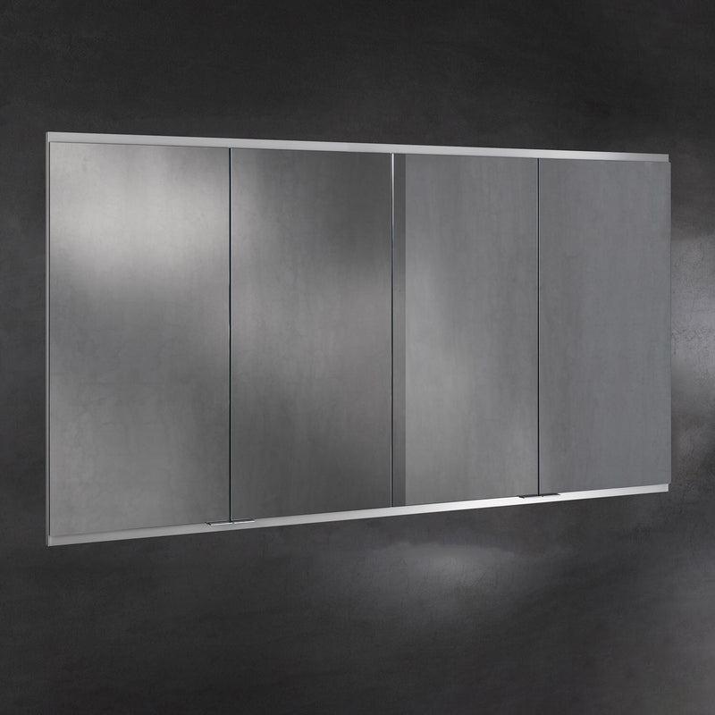 Keuco Royal P94 Unterputz-Spiegelschrank 4-türig 160 x 14,7 cm, mit LED-Beleuchtung