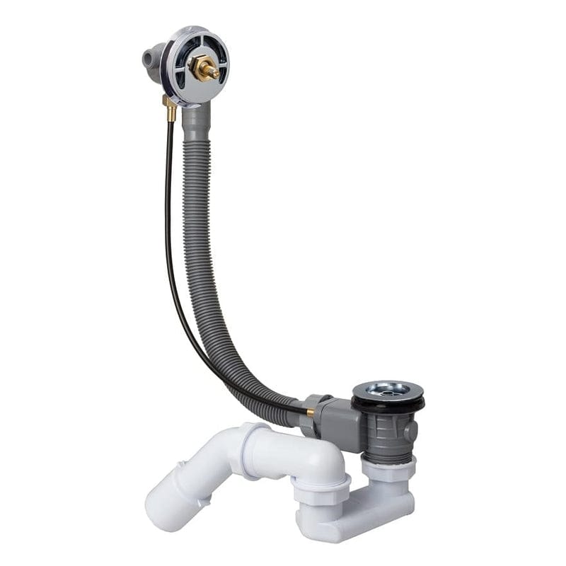 Kronenbach Krontec Multi Wannen Ab-, Ein- und Überlaufgarnitur, Normallänge 57 cm