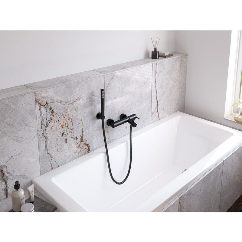 Kronenbach Lima 2.0 Black Wannenfüllbatterie Aufputz