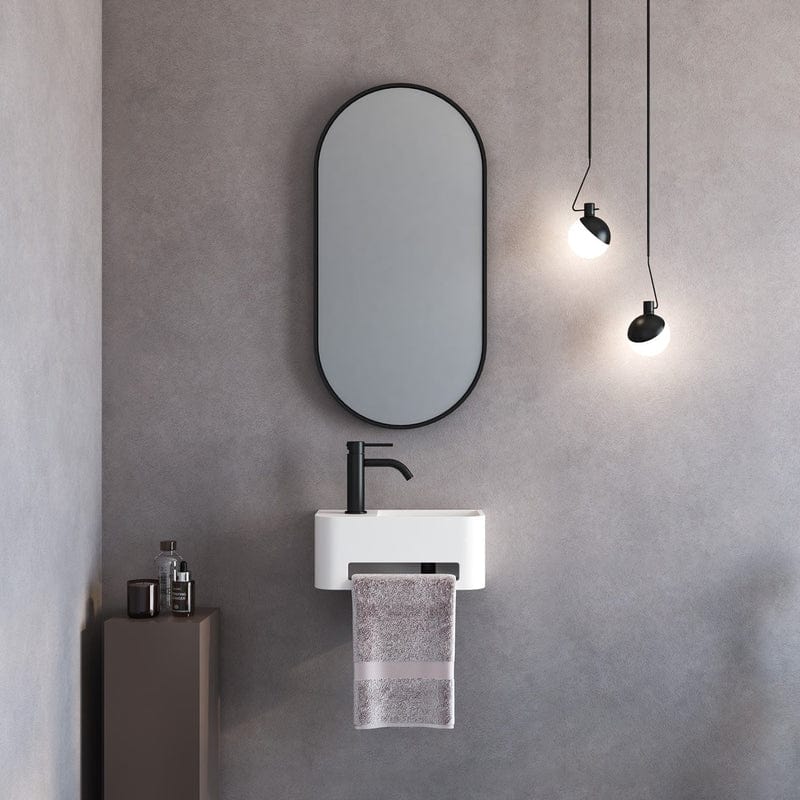 Kronenbach Lima 2.0 Black Waschtischeinhebelmischer ohne Ablaufgarnitur