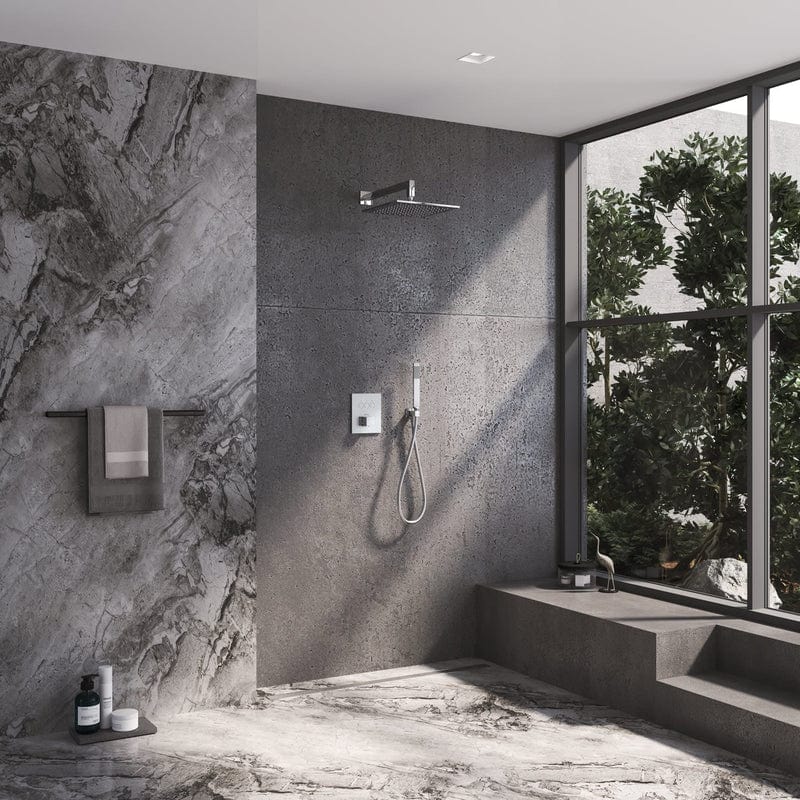 Kronenbach Smart Push Thermostat Unterputz für 3 Verbraucher, eckige Ausführung