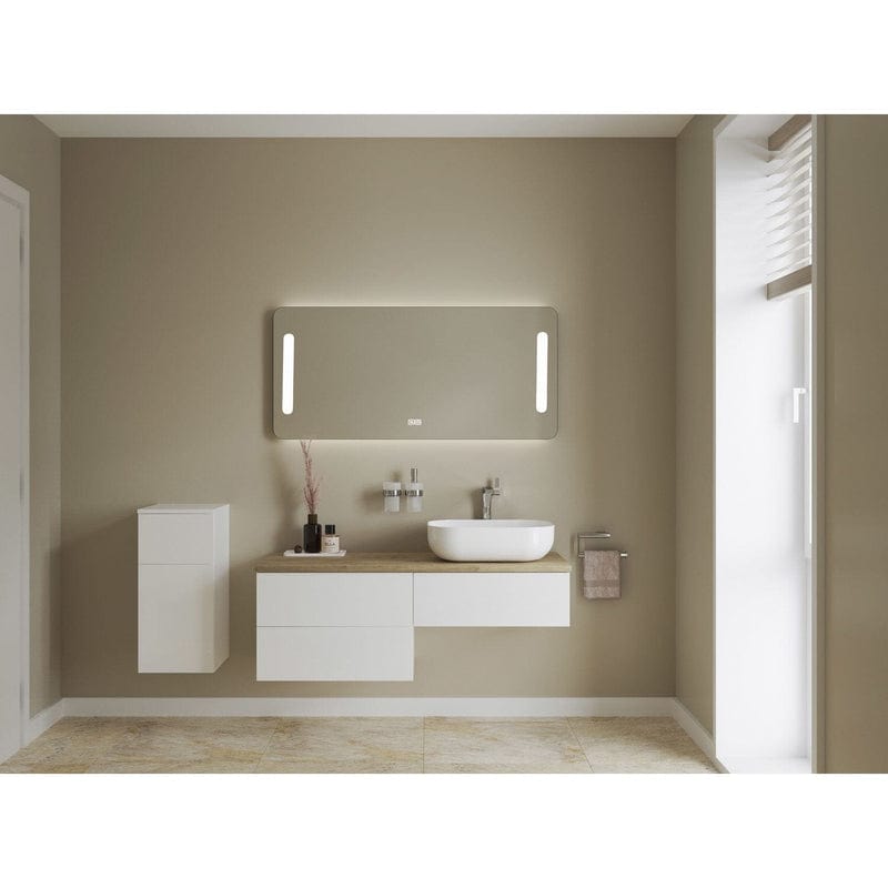 Kronenbach Cube Waschtischkonsole 121 cm mit 3 Auszügen und TIP-ON