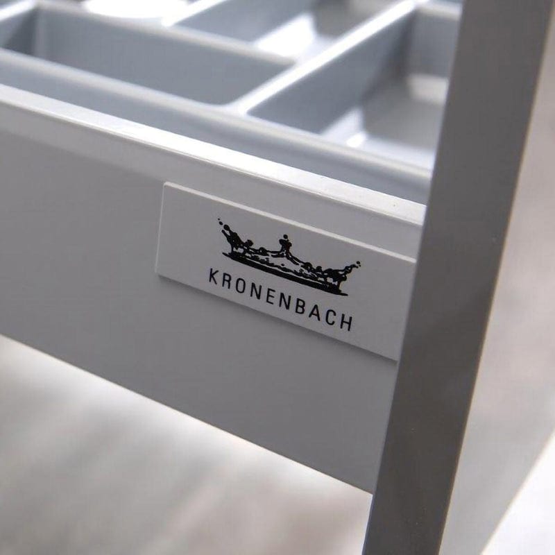 Kronenbach Cube Waschtischkonsole 121 cm mit 3 Auszügen und TIP-ON