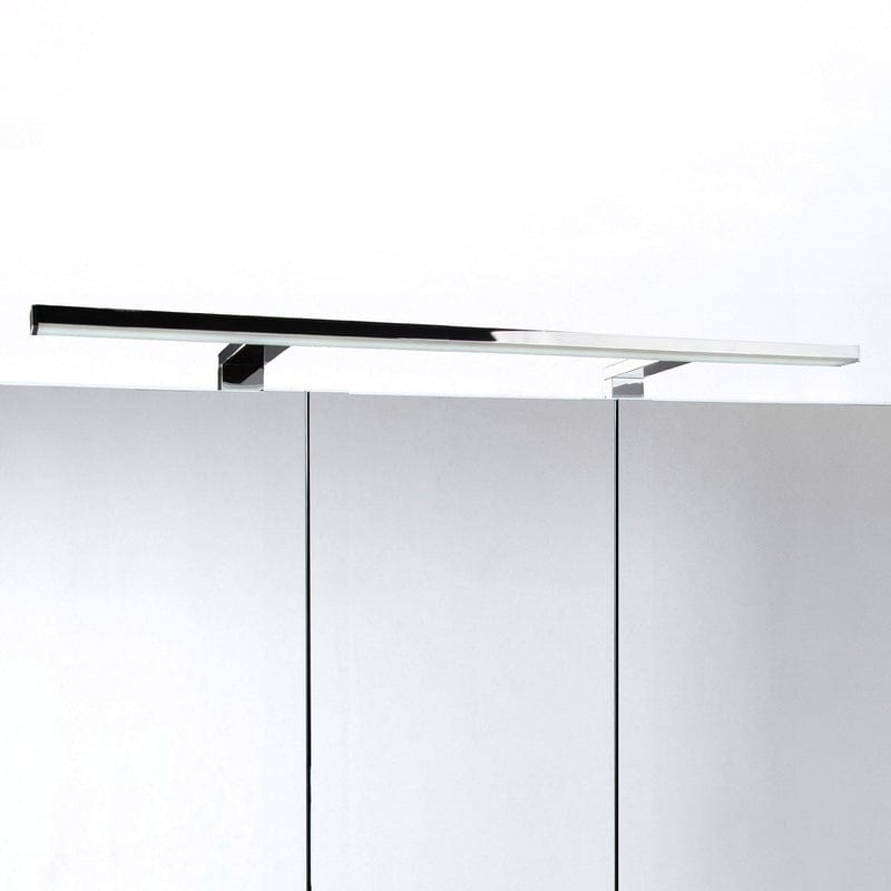 Kronenbach Plana 2.0 Spiegelschrank 90 cm mit 3 Türen und LED-Aufsatzleuchte