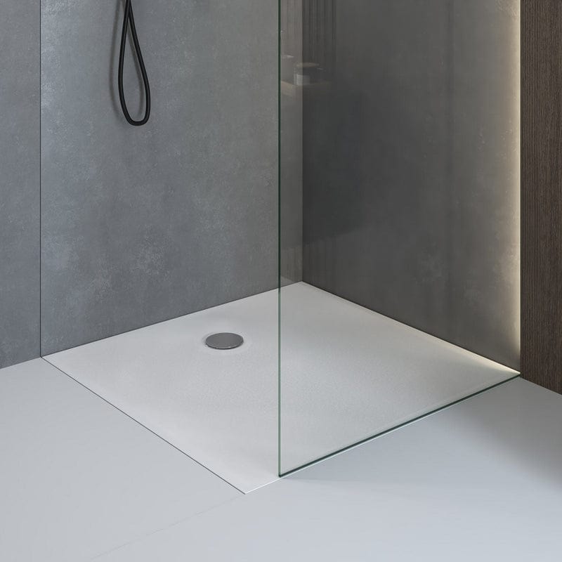 Kronenbach Cube Mineralguss-Duschwanne 120 x 90 cm mit Antislip