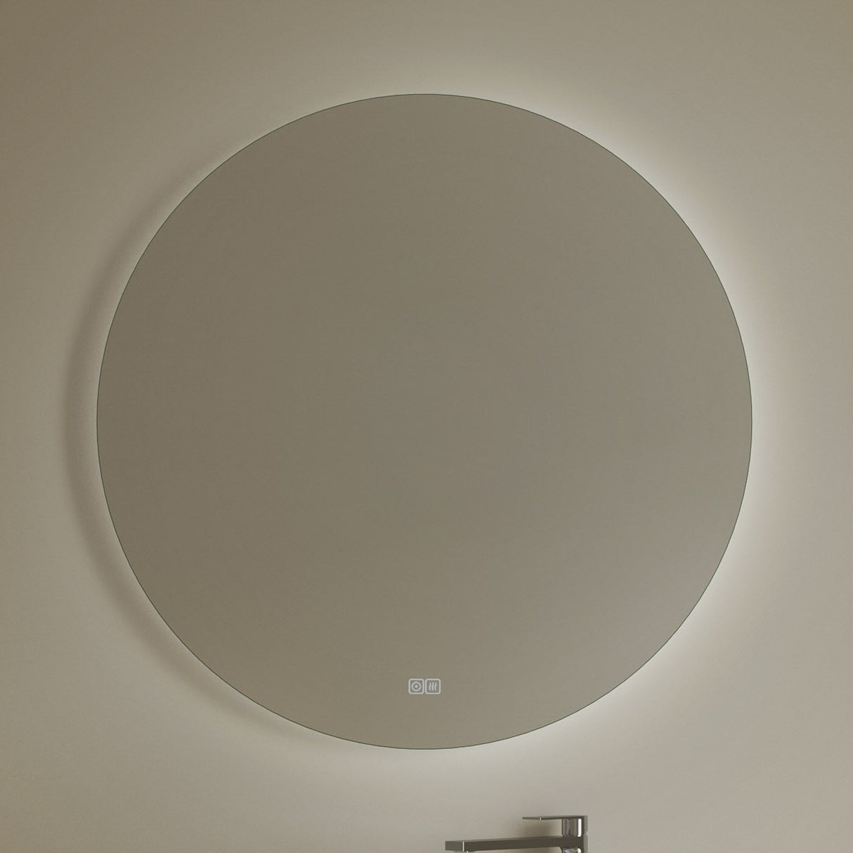 Kronenbach Moon Lichtspiegel Ø 90 cm mit Spiegelheizung