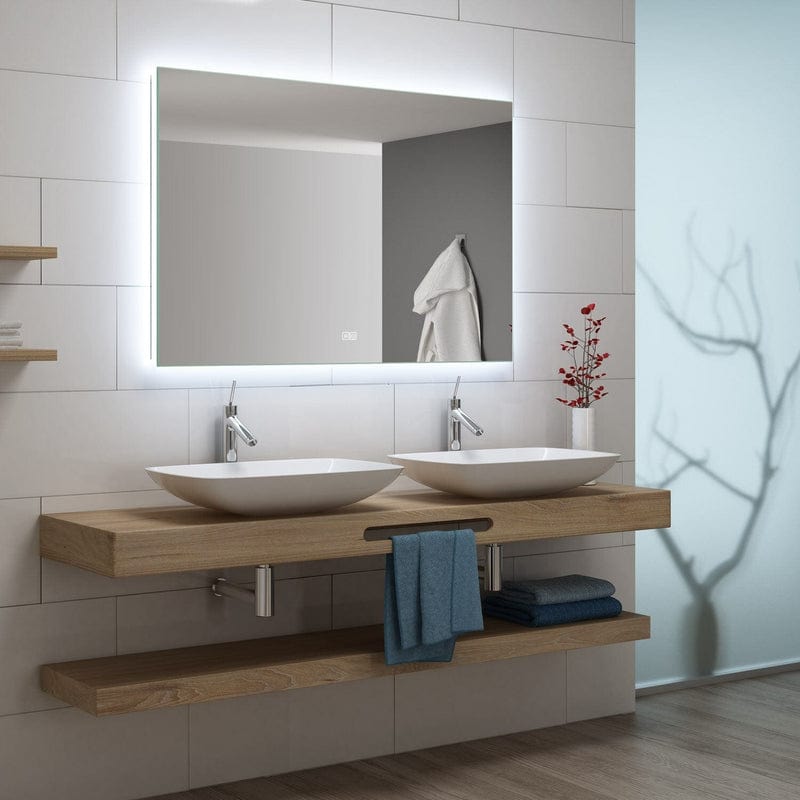 Kronenbach Night Badspiegel 160 x 80 cm mit LED-Beleuchtung und Dimmfunktion