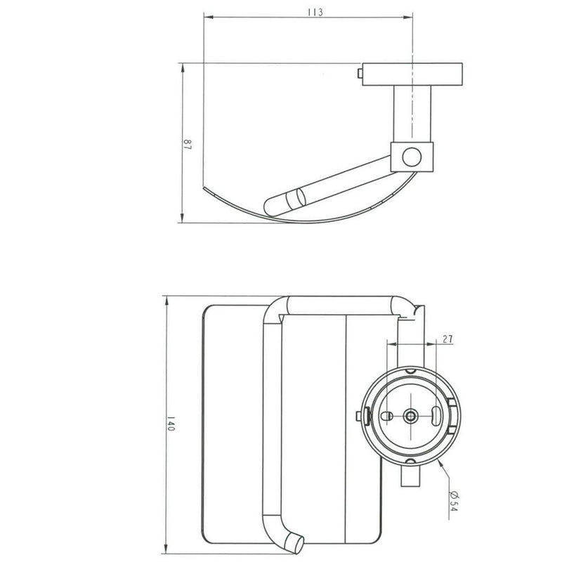 Kronenbach Radia Papierhalter mit Deckel