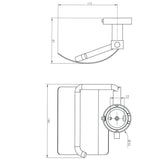 Kronenbach Radia Papierhalter mit Deckel