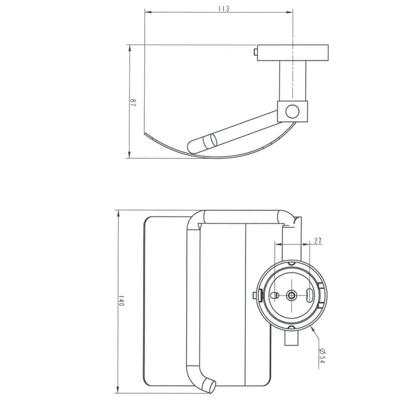 Kronenbach Radia Papierhalter mit Deckel