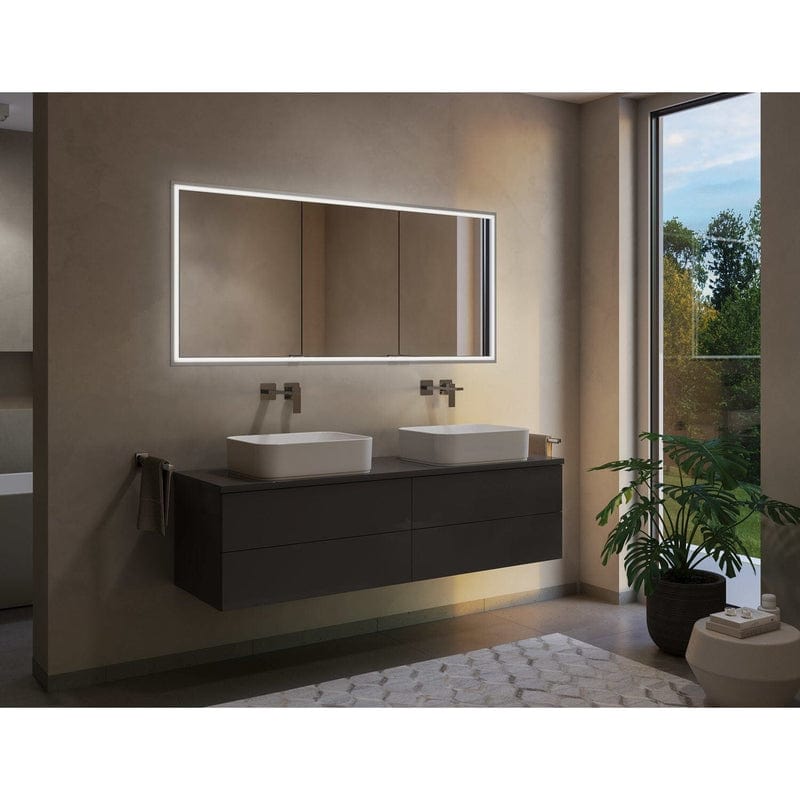 Kronenbach Cube 2.0 Spiegelschrank 120 cm, Unterputz, 3-türig