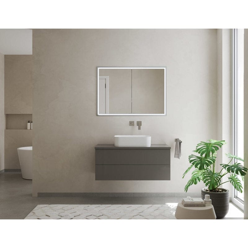 Kronenbach Cube 2.0 Spiegelschrank 80 cm, Unterputz, 2-türig