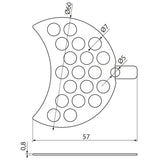 Kronenbach Krontec Haarsieb für Duschablauf