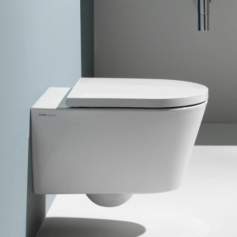 LAUFEN Kartell spülrandloses Wand-WC, SilentFlush, EasyFit