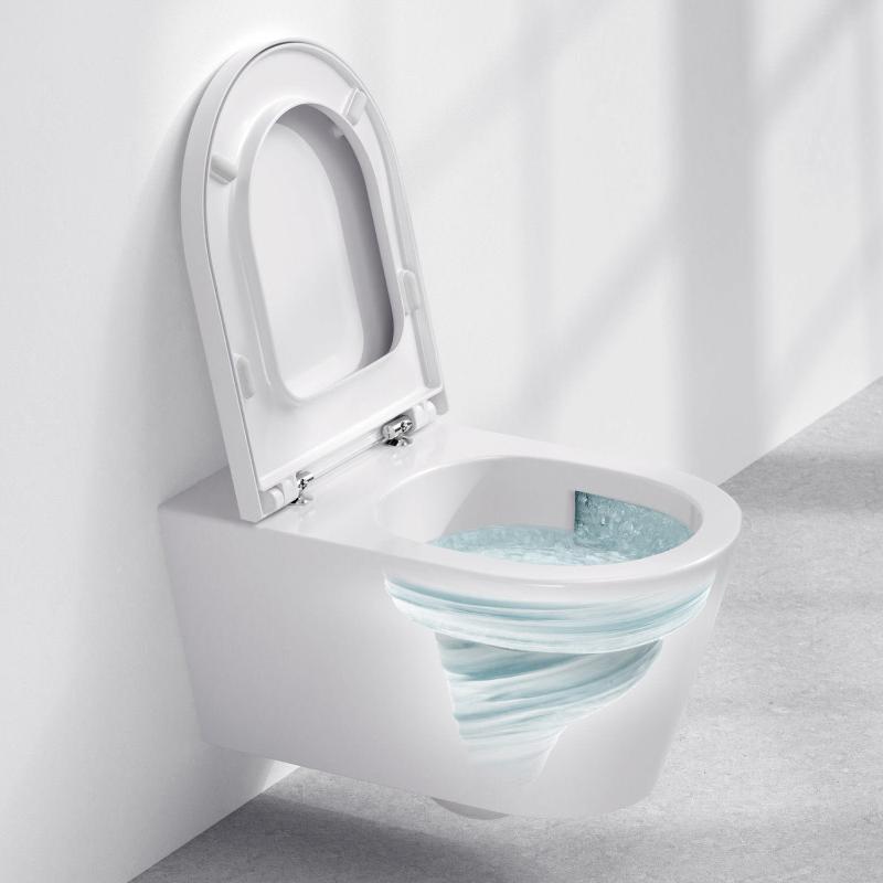 LAUFEN Kartell spülrandloses Wand-WC, SilentFlush, EasyFit