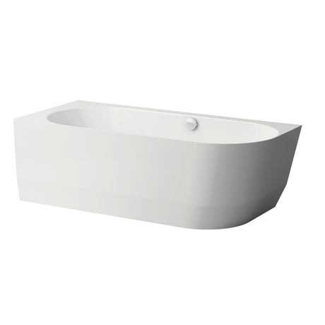 LAUFEN Pro Eck-Badewanne 180 x 80 cm Version links aus Marbond