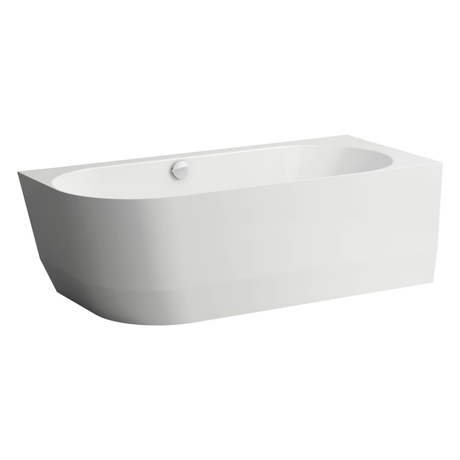 LAUFEN Pro Eck-Badewanne 180 x 80 cm Version rechts aus Marbond