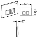 Geberit Betätigungsplatte Modell Delta50