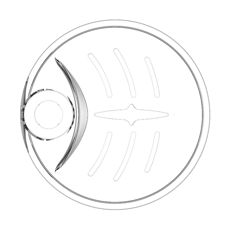 OLTENS Aby Seifenschale rund für Alling Duschstangen