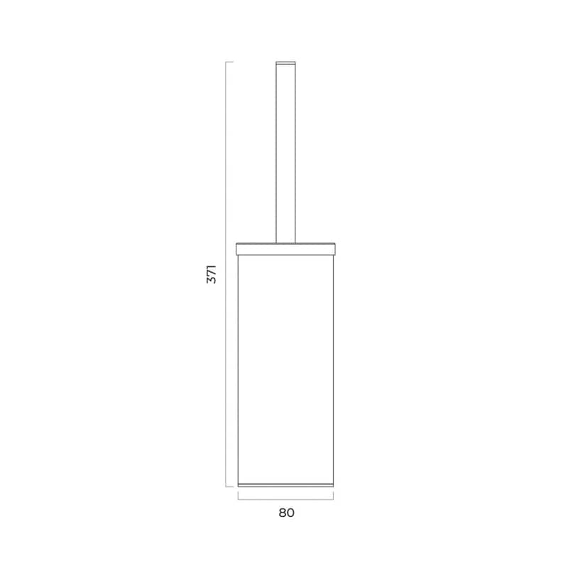 OLTENS Gulfoss Toilettenbürstengarnitur wandhängend