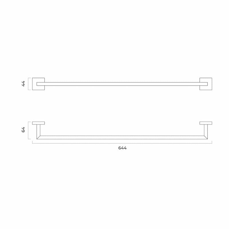 OLTENS Tved Handtuchstange einzeln 60 cm